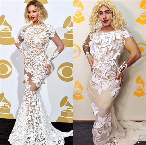 Cười rũ xem 'hot boy' hóa sao nữ ngực khủng lông lá - 10