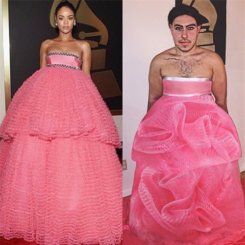 Cười rũ xem 'hot boy' hóa sao nữ ngực khủng lông lá - 12