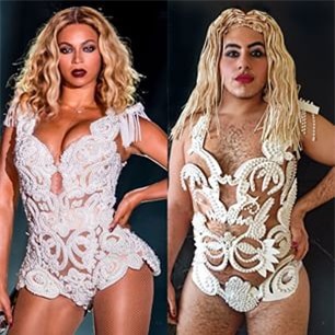 Cười rũ xem 'hot boy' hóa sao nữ ngực khủng lông lá - 9