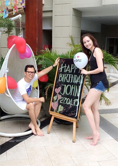 Trúc Diễm tự tay chuẩn bị tiệc sinh nhật cho chồng - 6