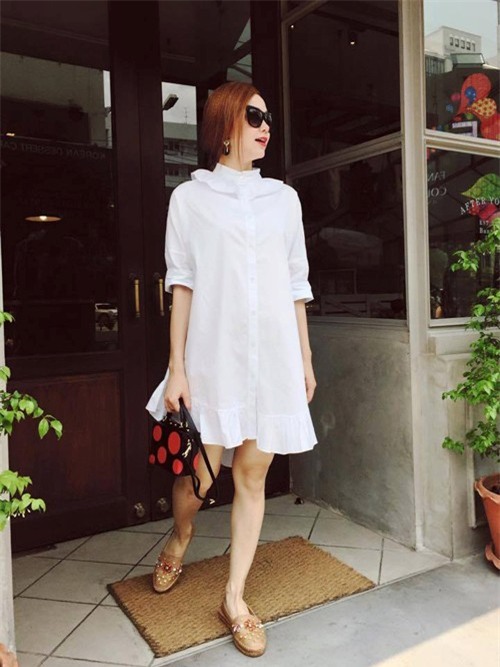 Street style trắng tinh khôi của mỹ nhân Việt
