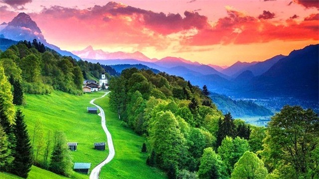 Garmisch-Partenkirchen, Bavaria, Đức.