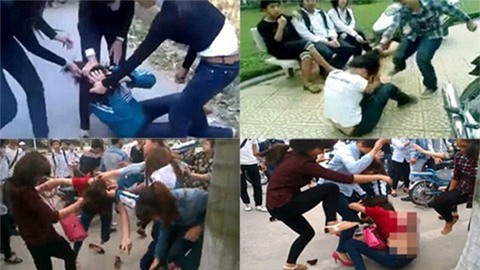 Người Việt xấu xí, bạo lực học đường, đánh nhau, tham lam