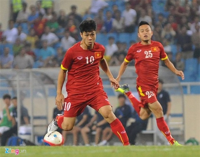 Công Phượng trong trận giao hữu U23 Việt Nam - U23 Hàn Quốc. Ảnh: Tùng Lê