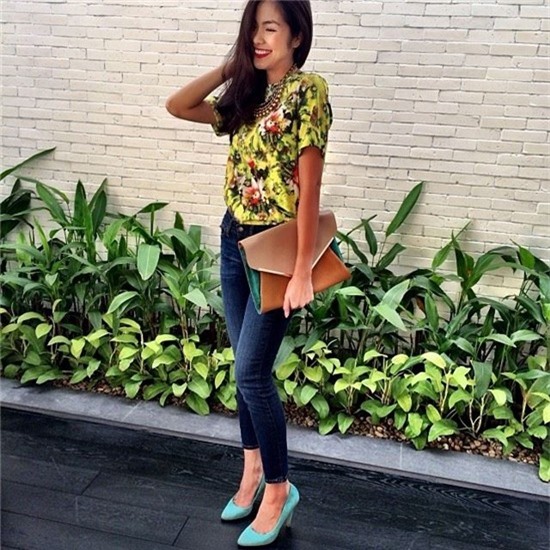 5 mỹ nữ Việt có gu thời trang "ngoan hiền" nhất - 1