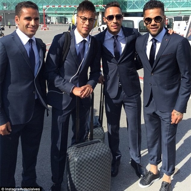 Dàn sao Barca sành điệu tới Munich