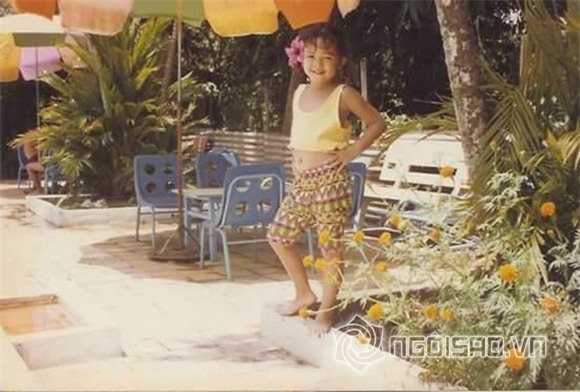 Tóc Tiên khoe ảnh thời thơ ấu cực yêu 6