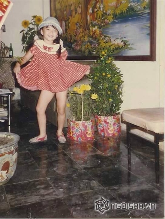 Tóc Tiên khoe ảnh thời thơ ấu cực yêu 8