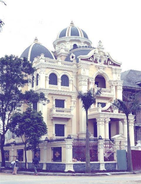 đại gia, biệt thự, lâu đài, trực thăng