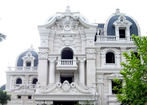 đại gia, biệt thự, lâu đài, trực thăng