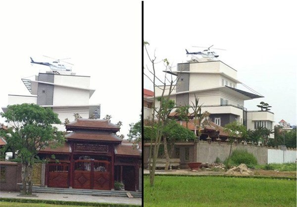 đại gia, biệt thự, lâu đài, trực thăng