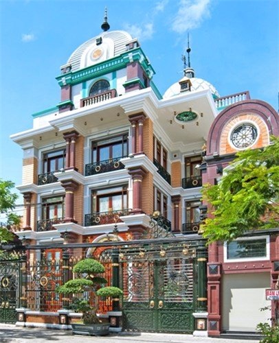 đại gia, biệt thự, lâu đài, trực thăng