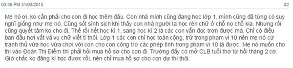 con vào lớp 1