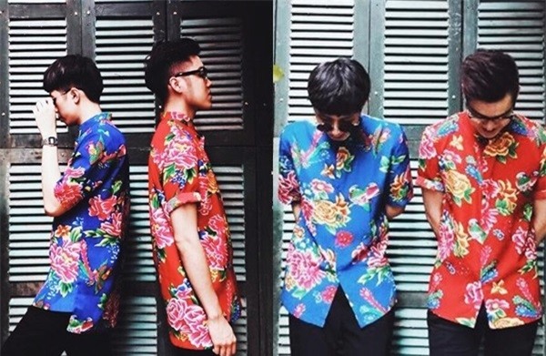 Giới trẻ rộ mốt thời trang họa tiết chăn con công