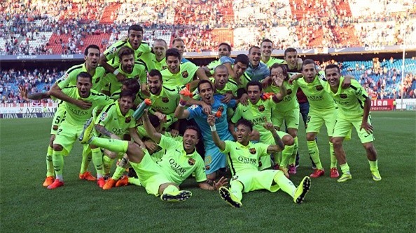 Sao Barca vỡ òa niềm vui trong lần thứ 23 vô địch La Liga