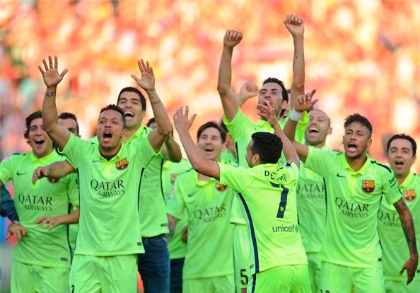 Sao Barca vỡ òa niềm vui trong lần thứ 23 vô địch La Liga