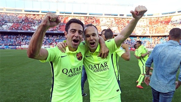 Sao Barca vỡ òa niềm vui trong lần thứ 23 vô địch La Liga