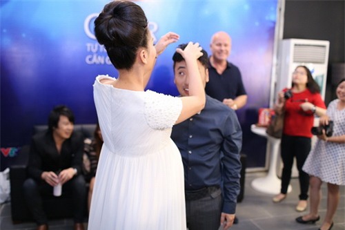 Thu Minh đẹp mũm mĩm bên chồng trước ngày sinh - 6