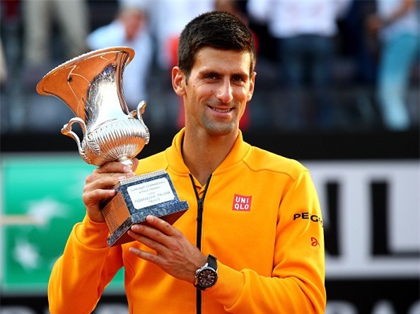 Thắng thuyết phục Federer, Djokovic vô địch Rome Masters