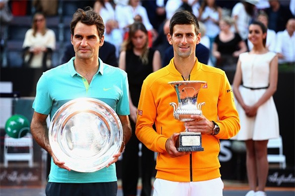Thắng thuyết phục Federer, Djokovic vô địch Rome Masters