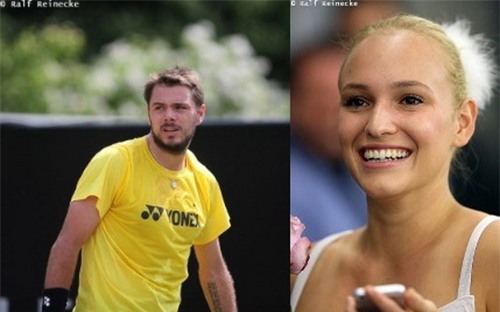 Wawrinka và Donna Vekic
