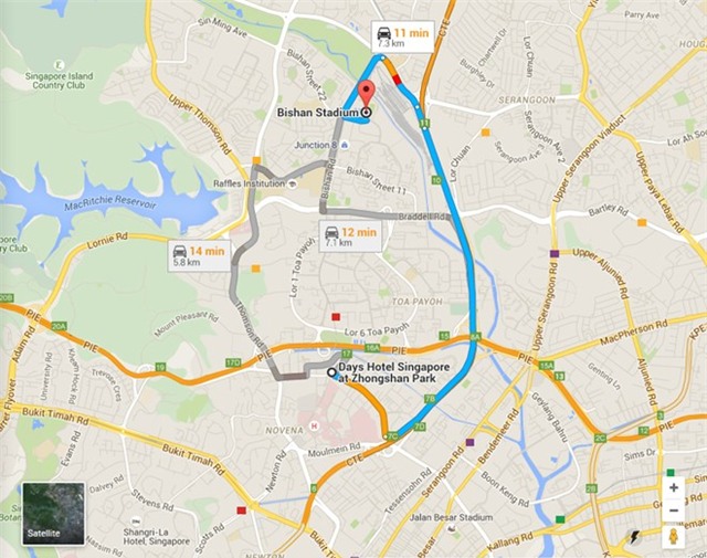 U23 Việt Nam đóng quân tại thiên đường ăn uống ở Singapore