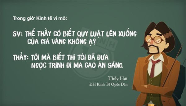 thầy cô, câu nói, học trò, bá đạo, hài hước
