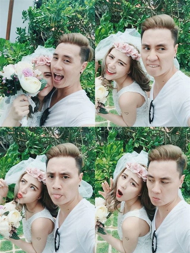 Ảnh cưới chụp bằng điện thoại của cặp hot teen Hà thành