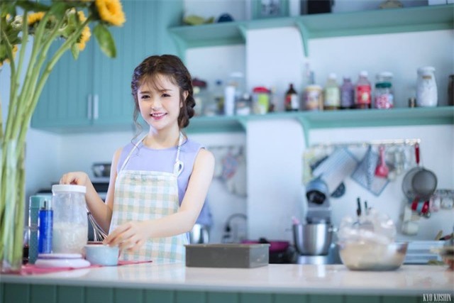 Với vẻ đẹp trong sáng, đáng yêu, bộ ảnh