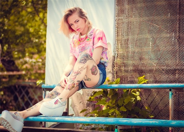 Cô gái người Nga xinh đẹp Anna Khokhlova.