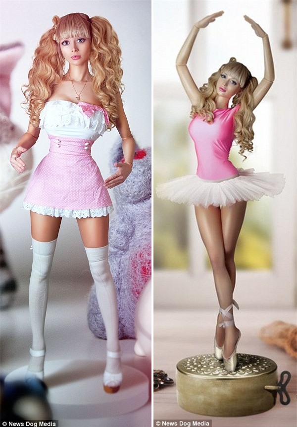 Lạ kỳ cô gái có ngoại hình giống hệt búp bê Barbie 3