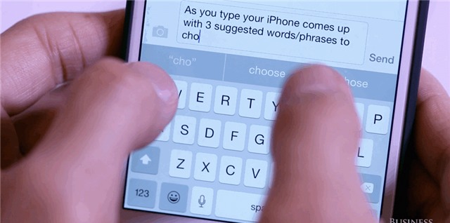 Bật Dự đoán để gõ tin nhắn nhanh hơn, tuy nhiên iPhone chỉ dự đoán chính xác khi gửi tin nhắn bằng tiếng Anh.