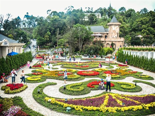 vườn hoa jardin