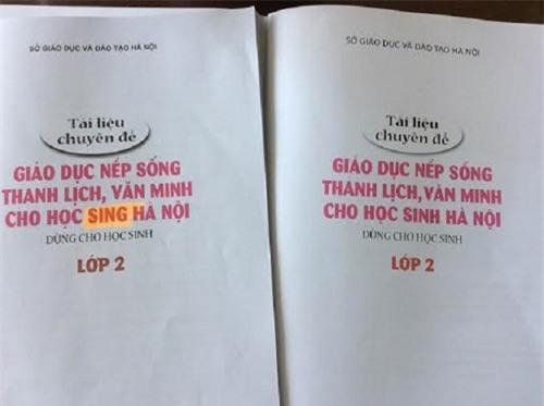 Sai sót sơ đẳng ở cuốn sách in lậu