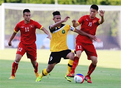 U23 Viet Nam chua bung het kha nang truoc U23 Brunei