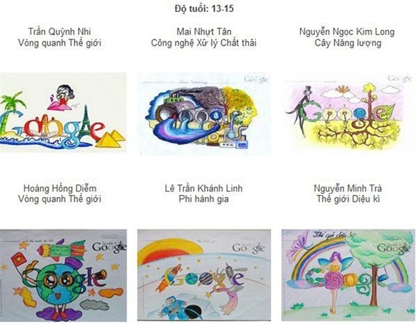 buc tranh duoc dang trang chu Google ngay 1/6