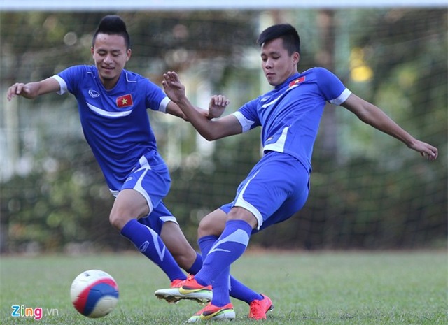 U23 Việt Nam thoải mái vui đùa trong buổi tập thả lỏng