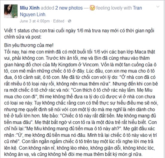 Chia sẻ dạy con trên facebook 2