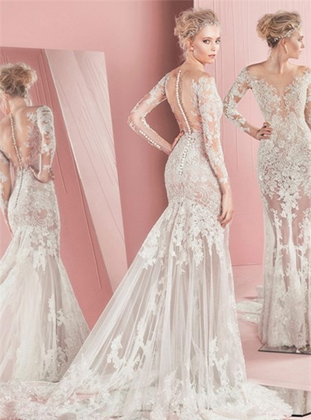 Nin tho truoc ve dep cua 17 chiec vay cuoi trong mo