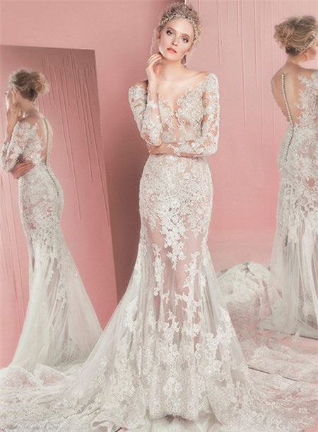 Nin tho truoc ve dep cua 17 chiec vay cuoi trong mo