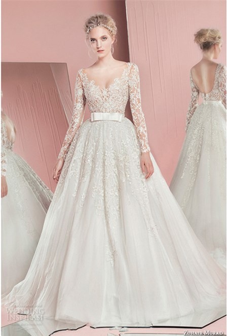 Nin tho truoc ve dep cua 17 chiec vay cuoi trong mo