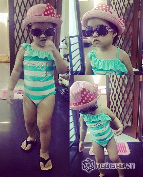 nhóc tì nhà sao Việt diện đồ bơi 11