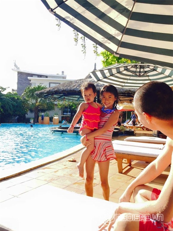 nhóc tì nhà sao Việt diện đồ bơi 6