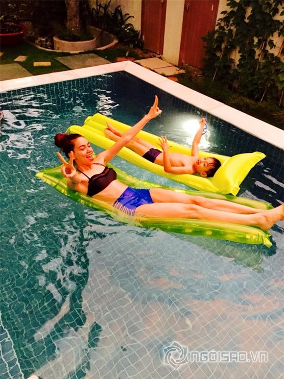 nhóc tì nhà sao Việt diện đồ bơi 9