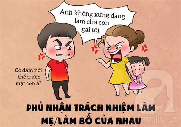Hành động có hại cho hôn nhân.