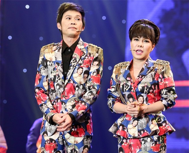 Hoài Linh, Việt Hương mặc đồ đôi ở chung kết Cười Xuyên Việt