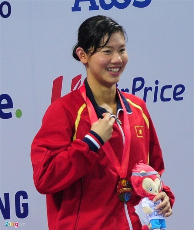 Ánh Viên là gương mặt nổi bật không chỉ của TTVN mà còn của cả SEA Games 28. Ảnh: Anh Tuấn