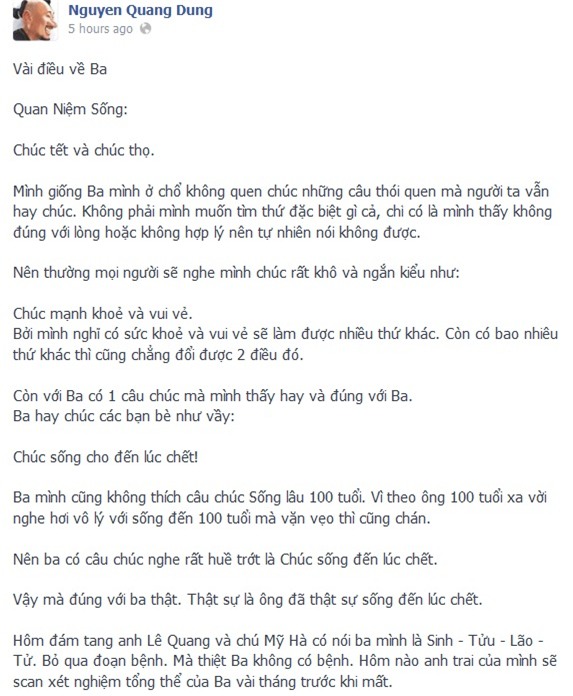 Sao Việt và những trải lòng về người thân quá cố 2