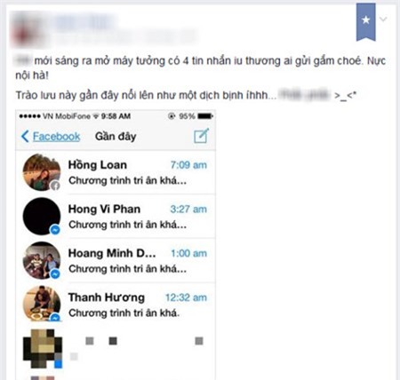 Cach chan tin nhan rac nhu “dich benh” tren Facebook