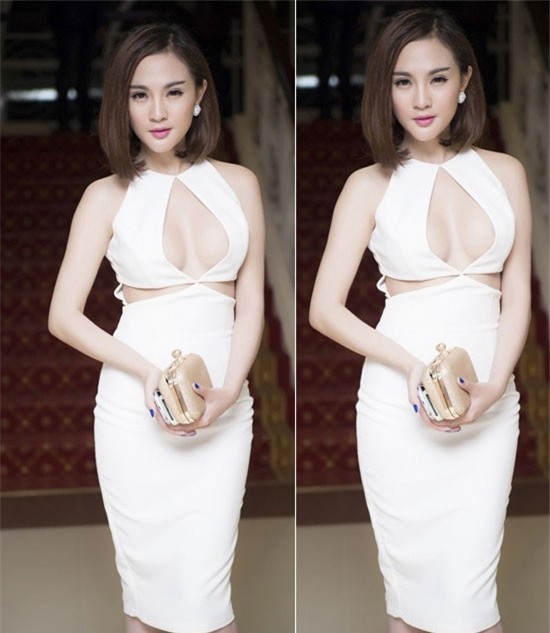 Váy khoét ngực: Chiêu khoe khéo vòng một của sao
